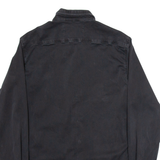 REPLAY Mens Plain Shirt Black Long Sleeve S