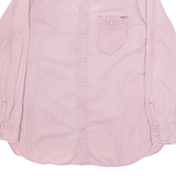 G-STAR Mens Plain Shirt Pink Long Sleeve XL
