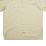 DICKIES Mens Plain Shirt Brown L
