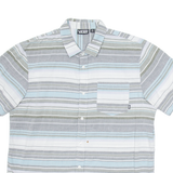 VANS Mens Shirt Grey Striped XL