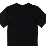 NIKE Womens T-Shirt Dress Black Short Sleeve Short S