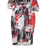 PHASE EIGHT Womens Day Dress Black Floral Knee Length M