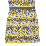 BODEN Womens Pencil Dress Yellow Spotted Short Sleeve Short UK 14
