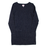 JOULES Womens Day Dress Blue Long Sleeve Short UK 10