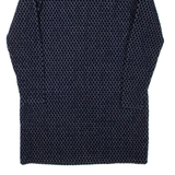 JOULES Womens Day Dress Blue Long Sleeve Short UK 10