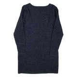 JOULES Womens Day Dress Blue Long Sleeve Short UK 10