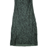 MINT VELVET Womens Slip Dress Green Animal Print Sleeveless Long M