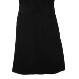 BODEN Womens Day Dress Black Silk Sleeveless Knee Length UK 10