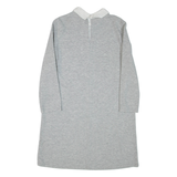 ZARA Womens Day Dress Grey Long Sleeve Short S