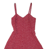 Womens Minnie Dress Red Floral Sleeveless Short S