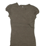 LIU.JO Womens T-Shirt Dress Green Short Sleeve Short S