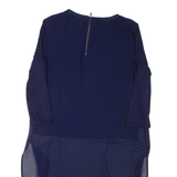 PHASE EIGHT Womens Day Dress Blue Knee Length L