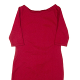 PHASE EIGHT Womens Pencil Dress Red Wool Knee Length M