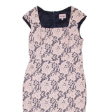 PHASE EIGHT Womens Pencil Dress Pink Floral Sleeveless Knee Length M