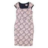 PHASE EIGHT Womens Pencil Dress Pink Floral Sleeveless Knee Length M