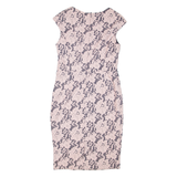 PHASE EIGHT Womens Pencil Dress Pink Floral Sleeveless Knee Length M