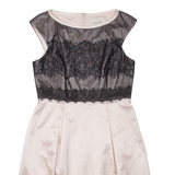 KAREN MILLEN Womens Day Dress Pink Sleeveless Short UK 12