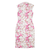 PHASE EIGHT Womens Bodycon Dress White Floral Sleeveless Midi S