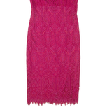 MONSOON Womens Pencil Dress Pink Viscose Sleeveless Knee Length UK 8