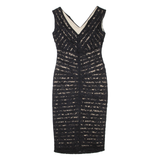 MINT VELVET Womens Pencil Dress Black Sleeveless Midi S