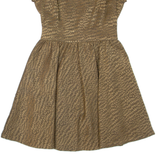 TED BAKER Womens Mini Dress Brown Sleeveless Short M