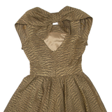 TED BAKER Womens Mini Dress Brown Sleeveless Short M