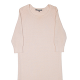 FRENCH CONNECTION Womens Jumper Dress Pink Long Sleeve Knee Length XS