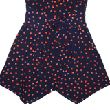 ROMAN Womens Day Dress Blue Viscose Spotted Sleeveless Knee Length 2XL