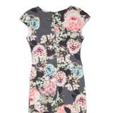 PHASE EIGHT Womens Pencil Dress Black Viscose Floral Sleeveless Knee Length M