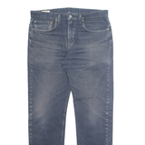LEVI'S 502 Jeans Big E Mens Blue Regular Tapered Stone Wash W34 L34