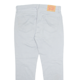 LEVI'S 511 Jeans Mens Grey Skinny Straight W34 L30