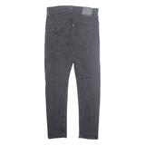 LEVI'S 512 Jeans Mens Black Slim Tapered W32 L29