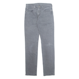 LEVI'S 511 Jeans Mens Grey Slim Straight W30 L34