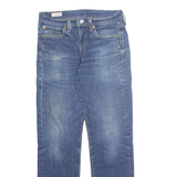 LEVI'S 514 Jeans Big E Mens Blue Regular Straight Stone Wash W29 L32