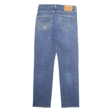 LEVI'S 514 Jeans Big E Mens Blue Regular Straight Stone Wash W29 L32