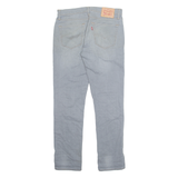 LEVI'S 511 Jeans Mens Grey Slim Straight W32 L32