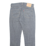 LEVI'S 511 Jeans Mens Grey Slim Straight W32 L32