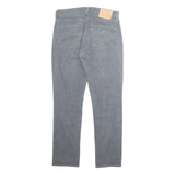 LEVI'S 511 Jeans Mens Grey Slim Straight W32 L32