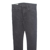 LEVI'S 519 BIG E Jeans Mens Black Slim Skinny W34 L29