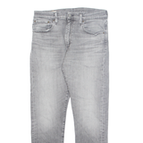LEVI'S 512 BIG E Jeans Mens Grey Slim Tapered Stone Wash W31 L30