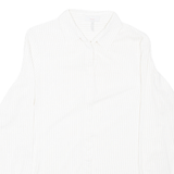 CINQUE Womens Shirt White Striped Long Sleeve M