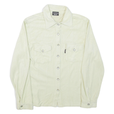 TEDDY'S JEANS Womens Plain Shirt Yellow Long Sleeve S