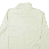 TEDDY'S JEANS Womens Plain Shirt Yellow Long Sleeve S