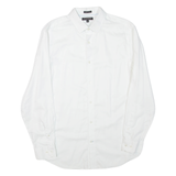 BANANA REPUBLIC Mens Plain Shirt White Long Sleeve L