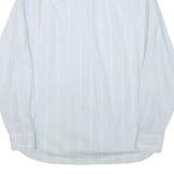 TOMMY HILFIGER Mens Shirt Blue Striped Long Sleeve S