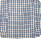 NEW WAVE Mens Shirt Blue Check Long Sleeve L
