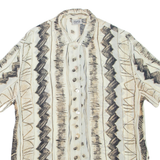 TAIFUN COLLECTION Womens Shirt Beige Striped S