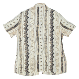 TAIFUN COLLECTION Womens Shirt Beige Striped S