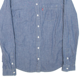 LEVI'S Womens Denim Shirt Blue Long Sleeve S