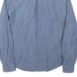 LEVI'S Womens Denim Shirt Blue Long Sleeve S